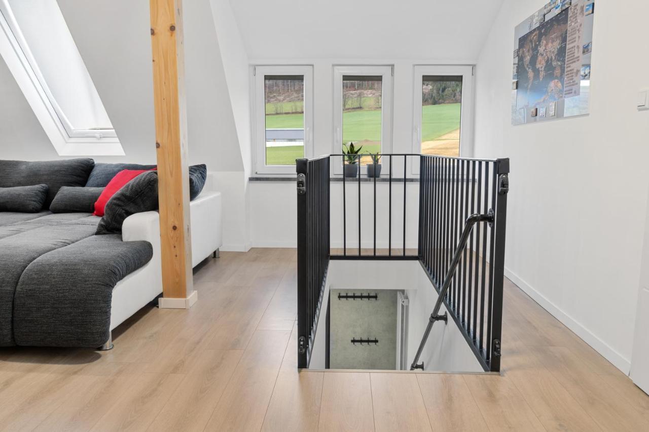 Modernes 3-Zimmer Loft Mit Balkon Hennesee 5 Min Eslohe Ngoại thất bức ảnh